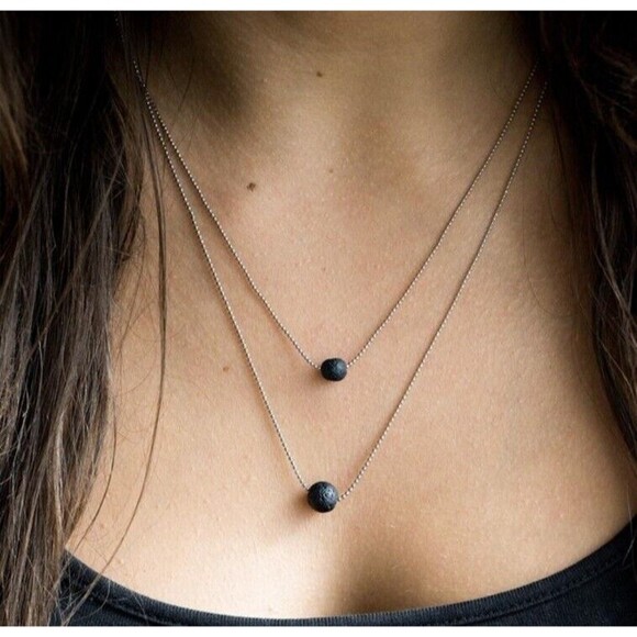 Vitality Double Layer Infuser Ball Necklace - Picture 1 of 2